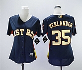 Women Astros 35 Justin Verlander Navy 2018 Gold Program Cool Base Stitched Baseball Jerseys,baseball caps,new era cap wholesale,wholesale hats